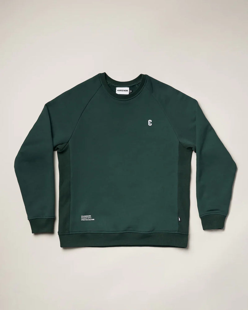 Icon Crewneck – Deep Forest Green